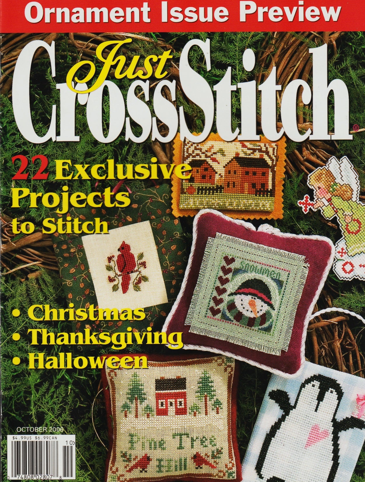 Just CrossStitch October 2006 cross stitch magazine