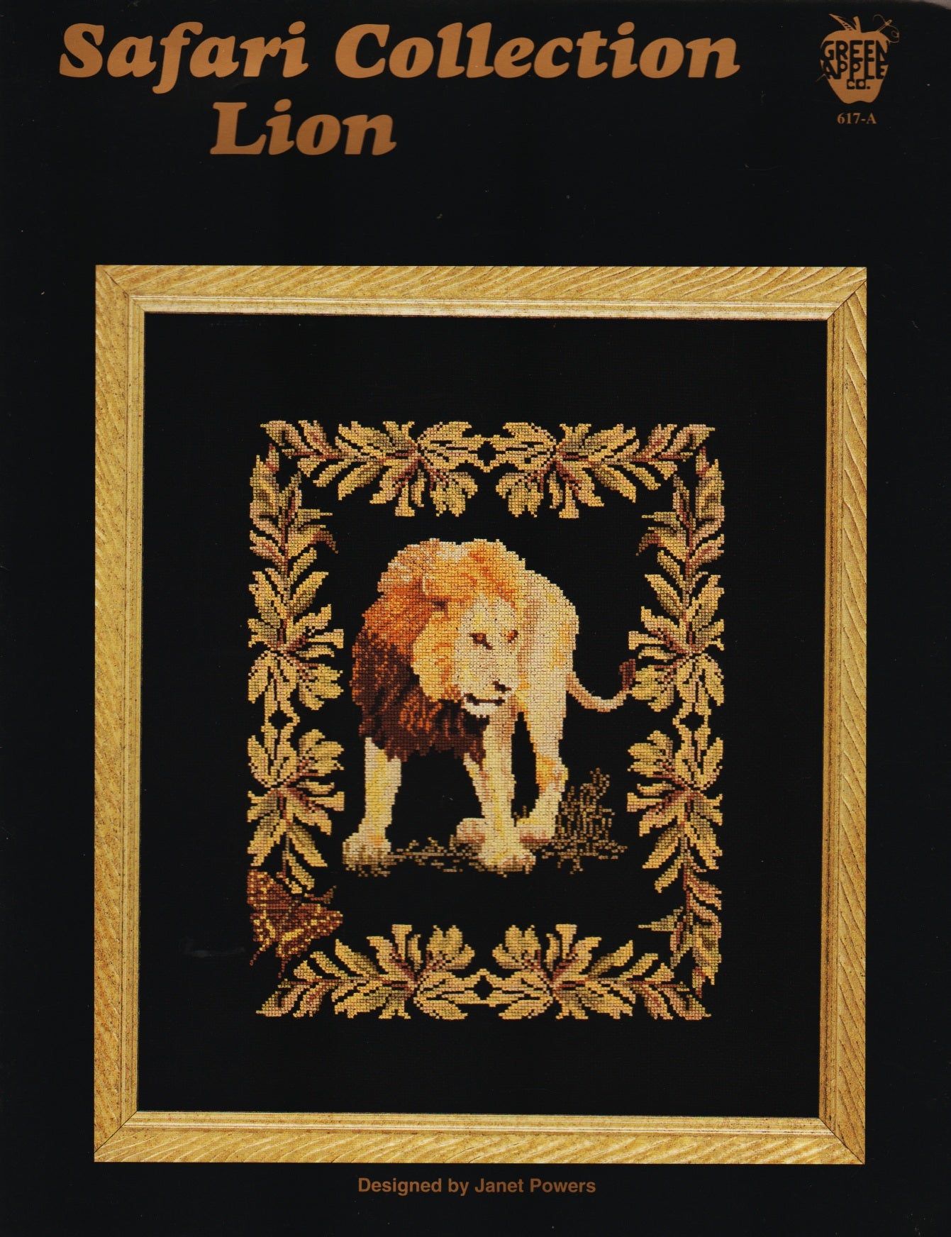 Green Apple Lion Safari Collection 617-A cross stitch pattern