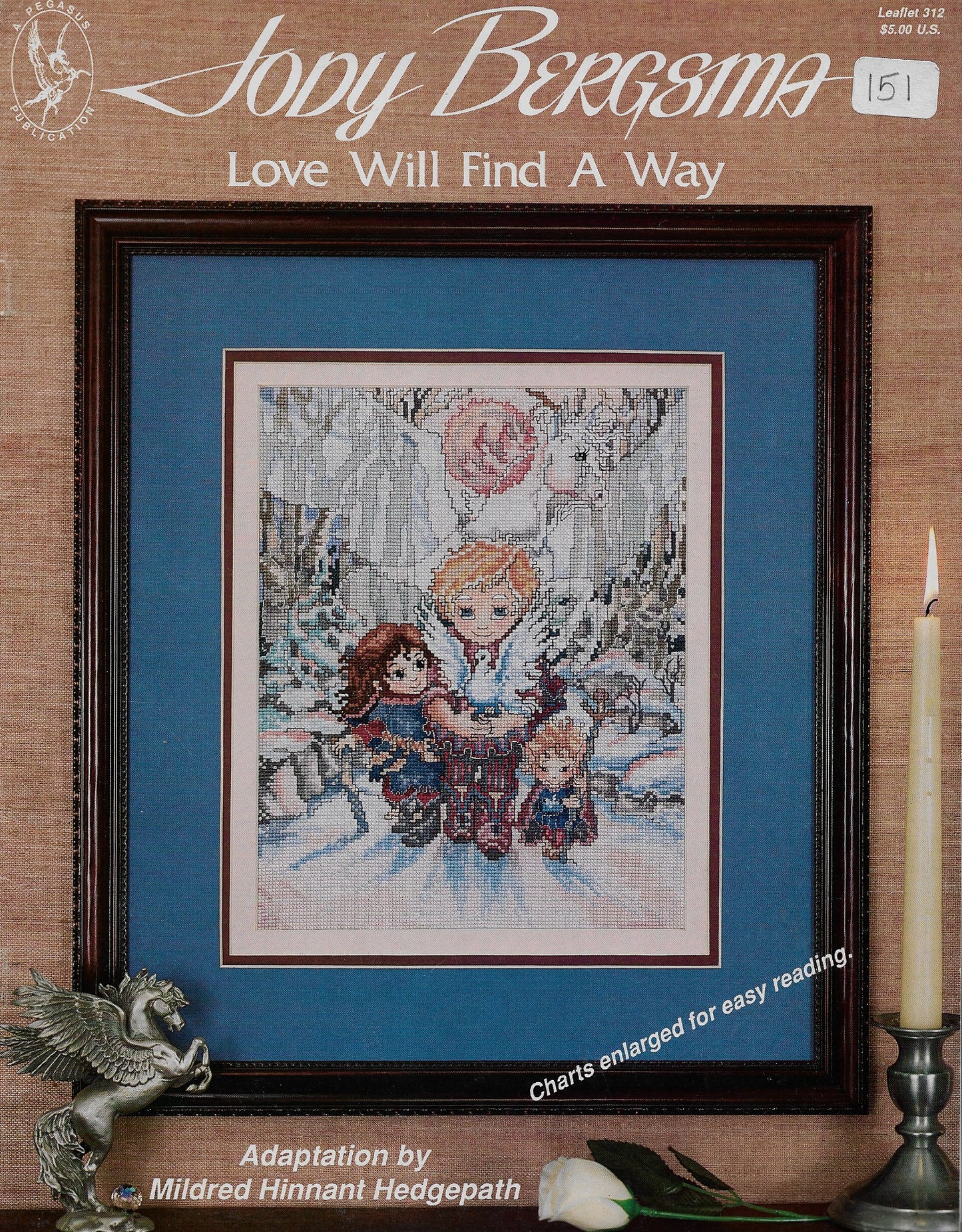 Pegasus Love Will Find A Way 312 cross stitch pattern
