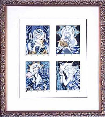 Mirabilia Deco Spirits MD19 cross stitch pattern
