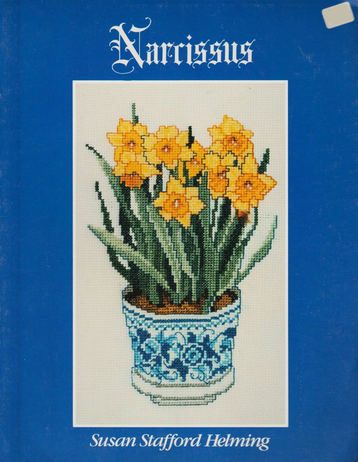 Helmsford Designs Narcissus flower cross stitch pattern