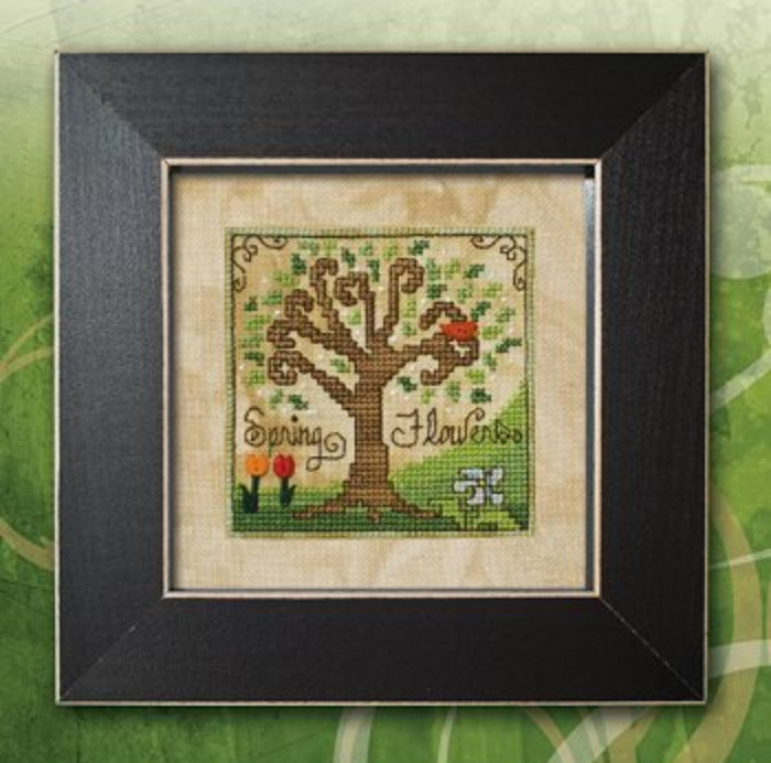 Stoney Creek Spring Flowers PM5001 cross stitch pattern