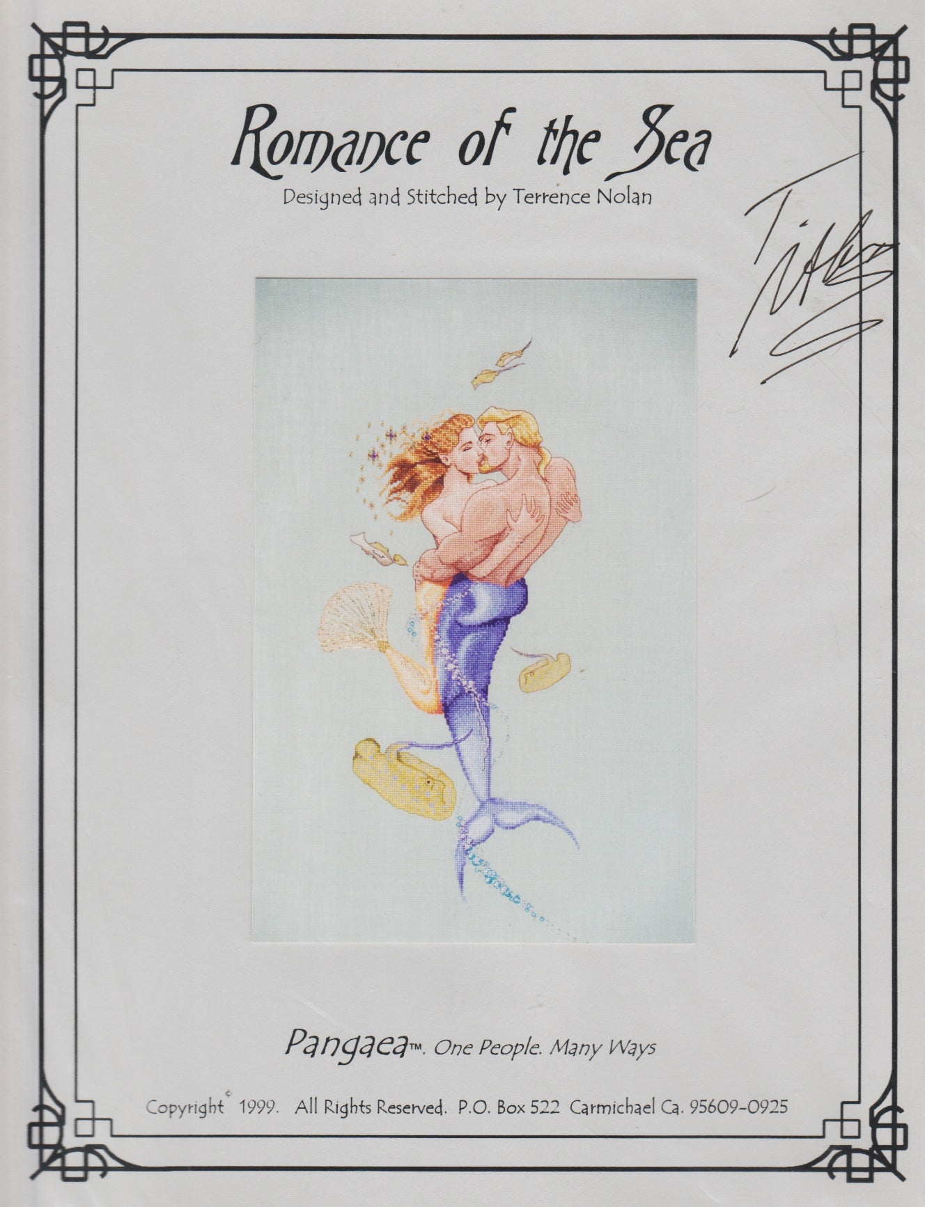 Dimples Designs Pangaea Romance of the Sea cross stitch pattern