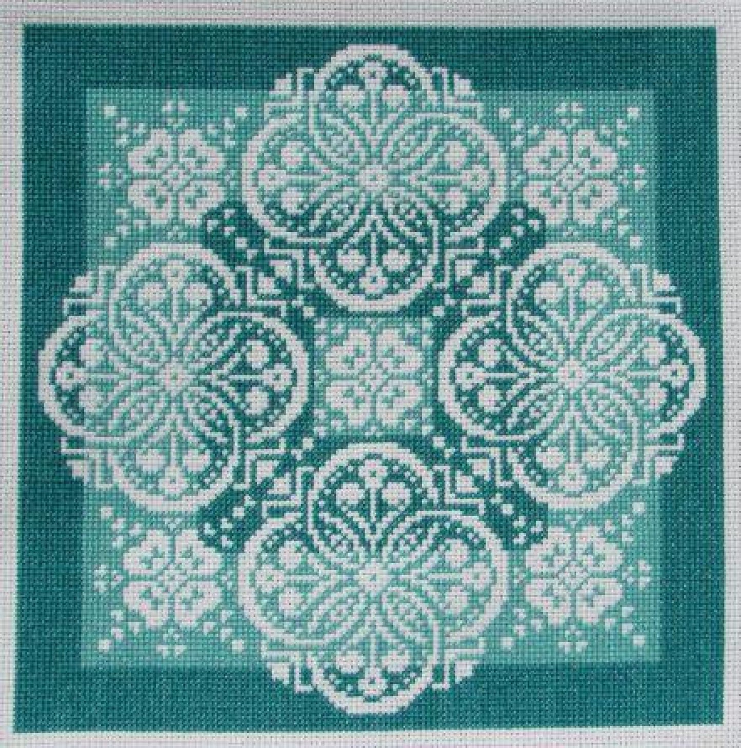 Lace Traces~Shades Of Jade Pattern Pattern