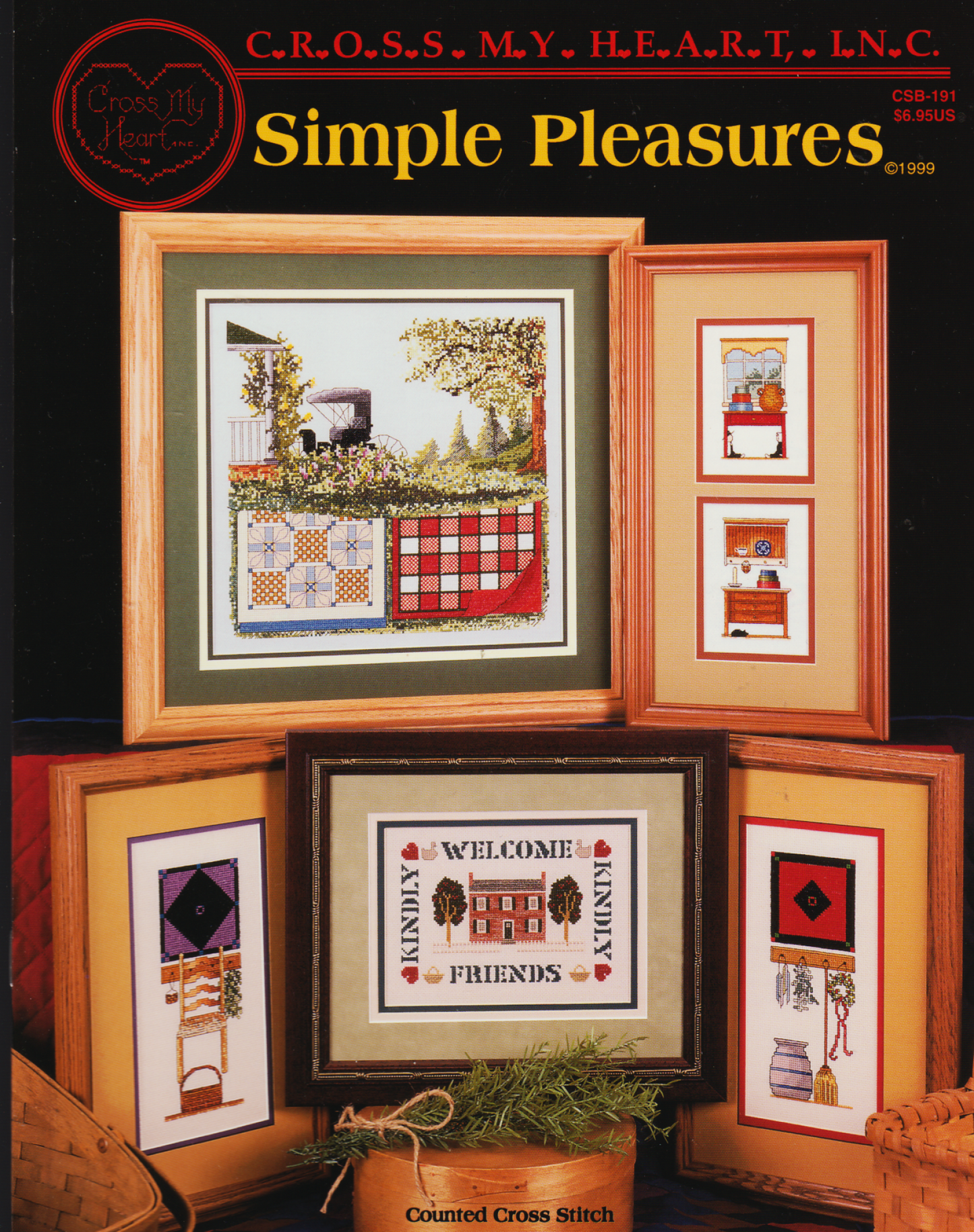 Cross My Heart Simple Pleasures CSB-191 cross stitch pattern