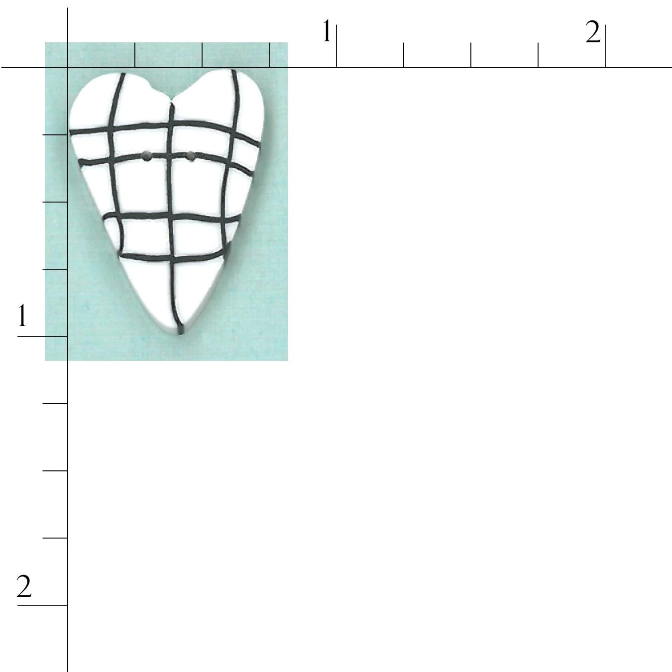 White & Black Plaid SS1002 Buttons