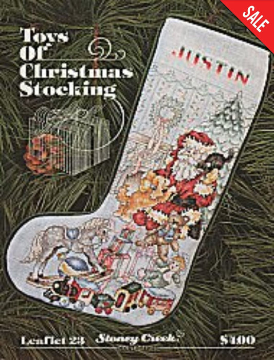 Stoney Creek Toys of Christmas Stocking LFT23 cross stitch pattern