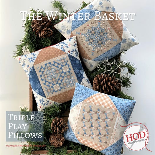 Triple Play Pillows series pattern