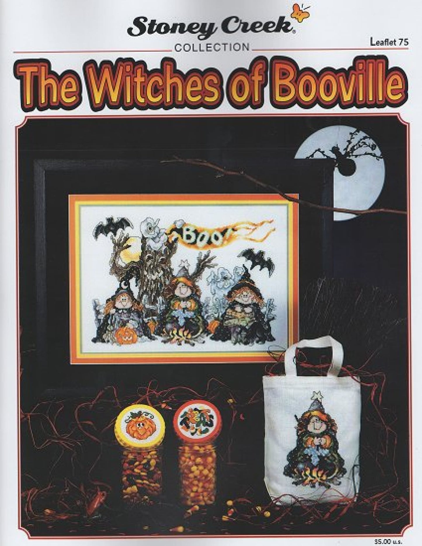 Stoney Creek Witches of Booville LFT75 cross stitch pattern