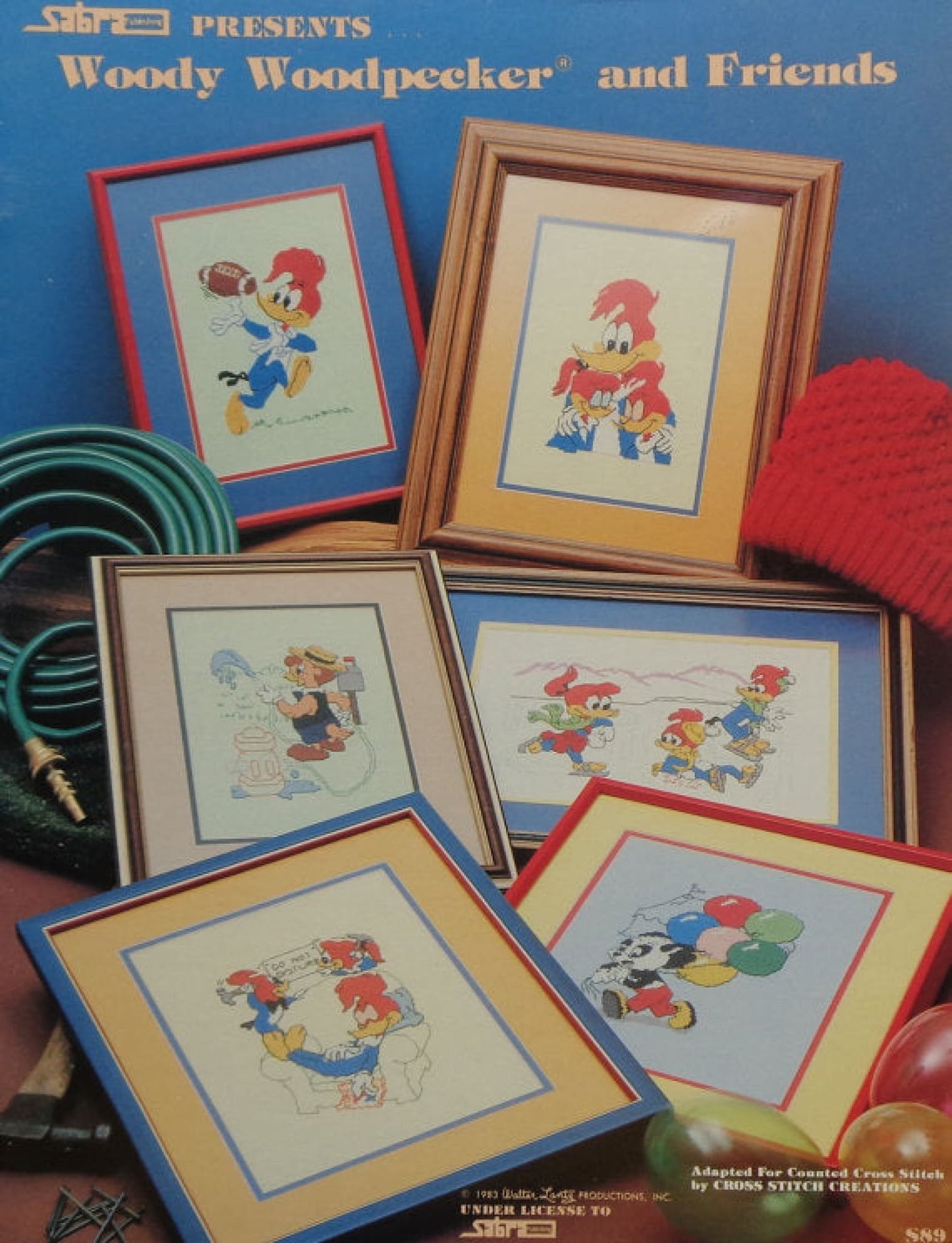 Star Publishing Woody Woodpecker and Friends S89 cross stitch pattern