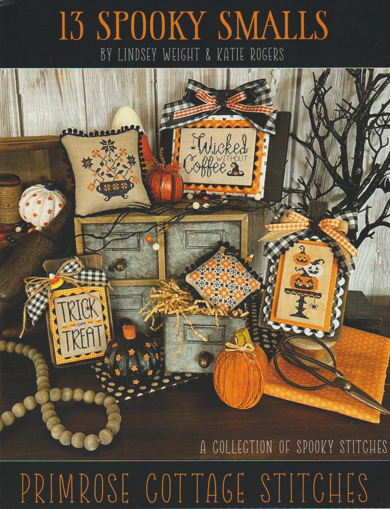 Primrose Cottage Stitches 13 Spooky Smalls halloween cross stitch pattern