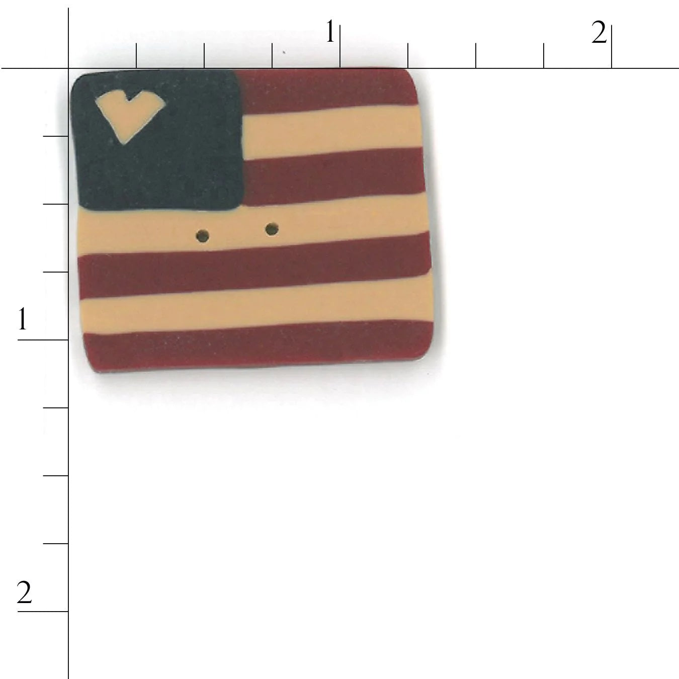 Folk Art Flag 3303 Buttons
