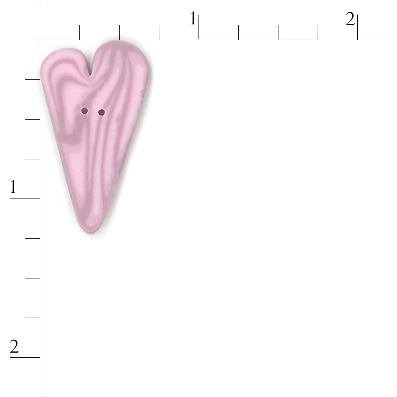 Light Lilac Velvet Heart 3344 Buttons