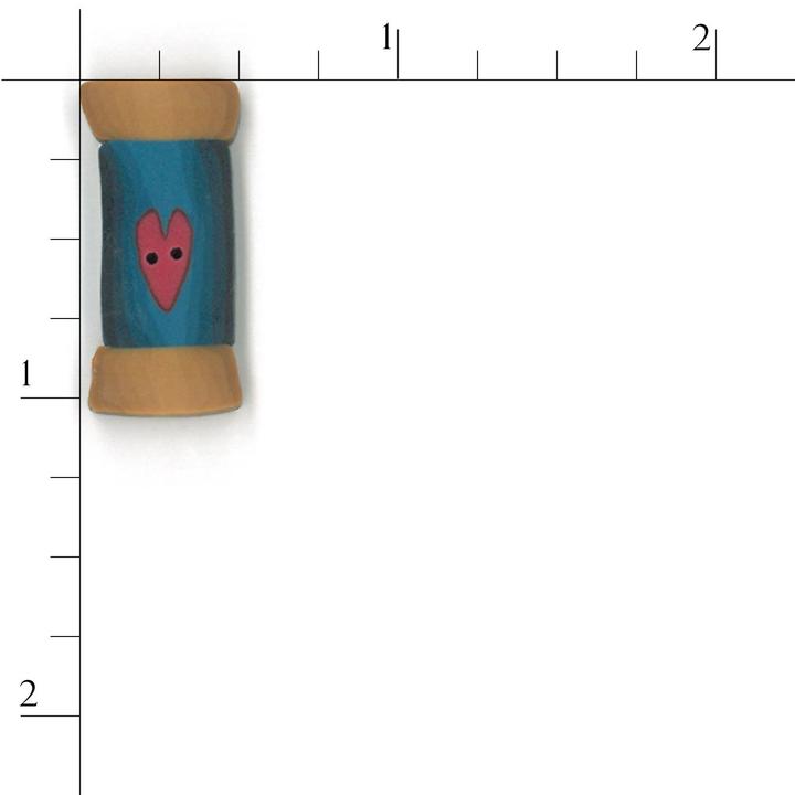 Tall Blue Spool 4531 Buttons