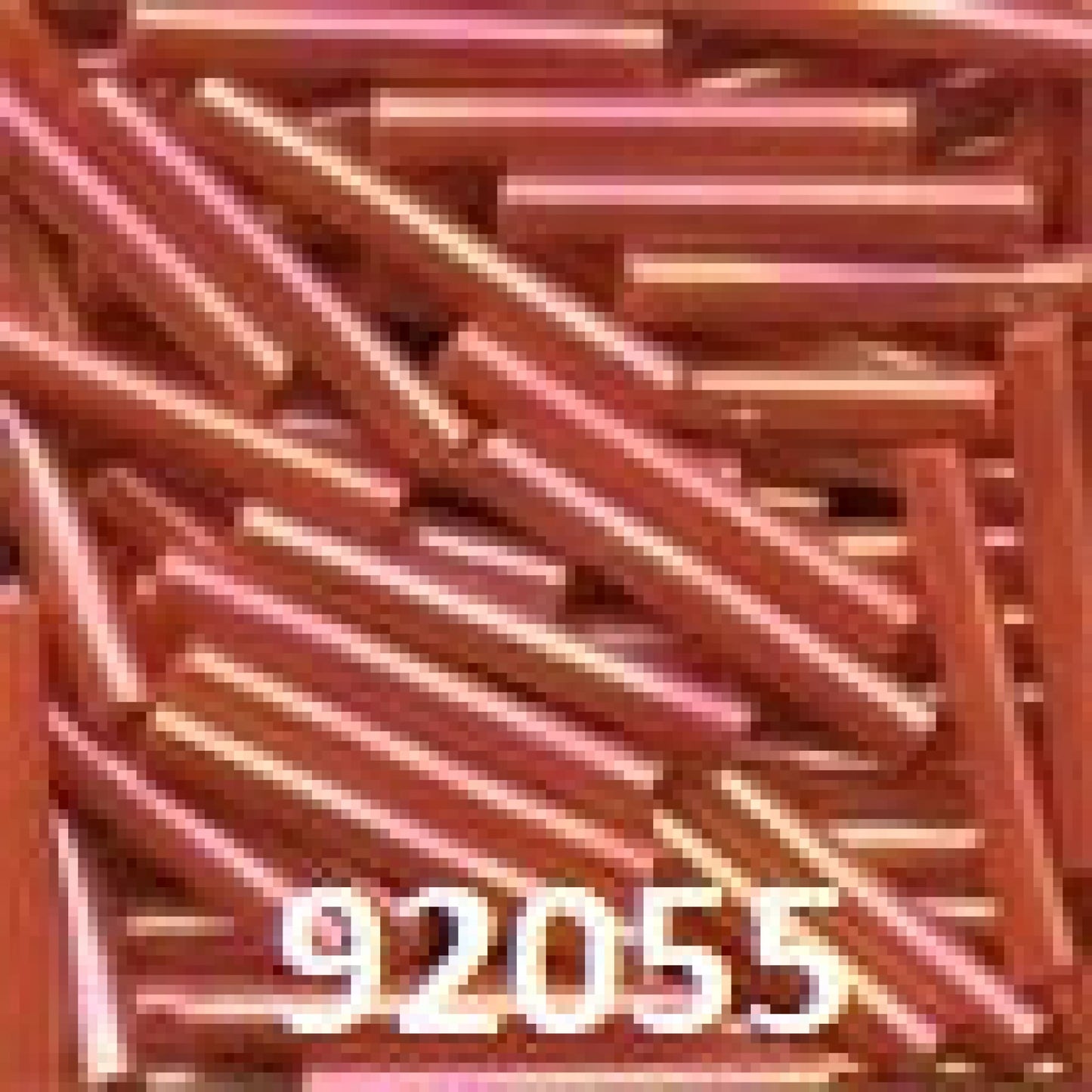Mill Hill Bugle Beads 92055 Red Rainbow 15Mm