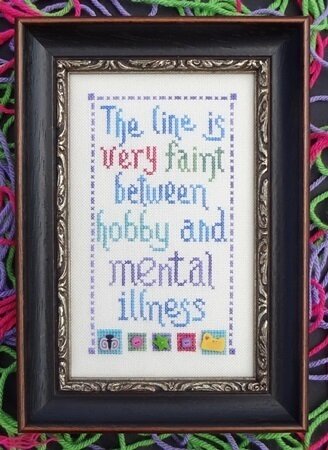 My Big Toe A Very Faint Line MBT-111 cross stitch pattern