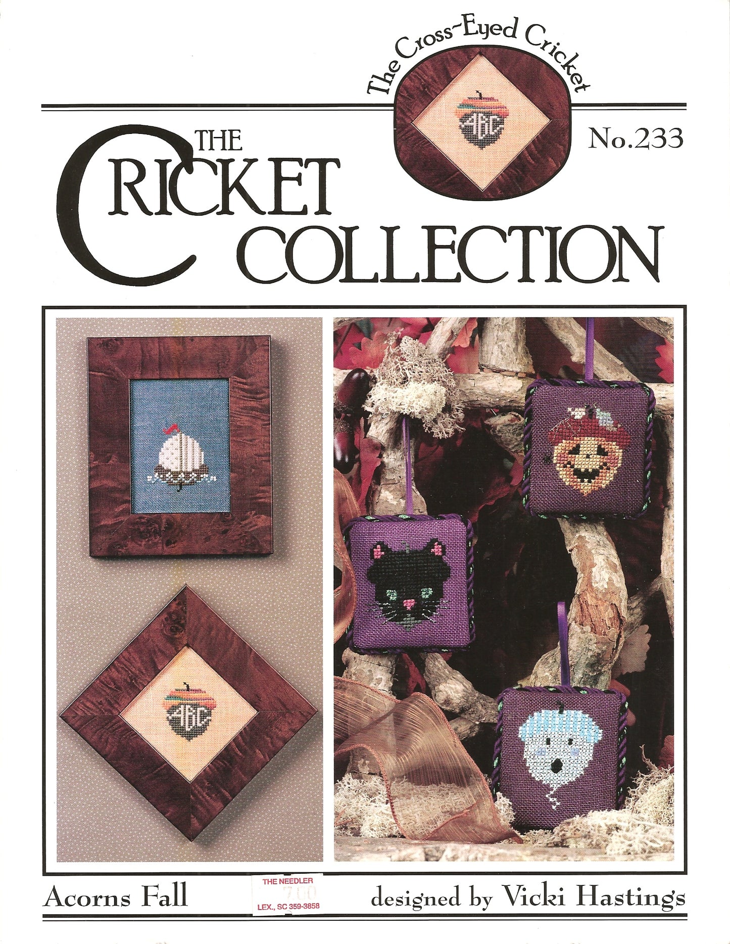 Cricket Acorns Fall CC233 cross stitch pattern