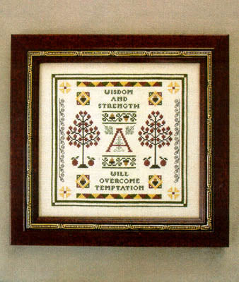 Milady's Needle Acorns & Apples: Sampler Motifs & Meanings l cross stitch pattern