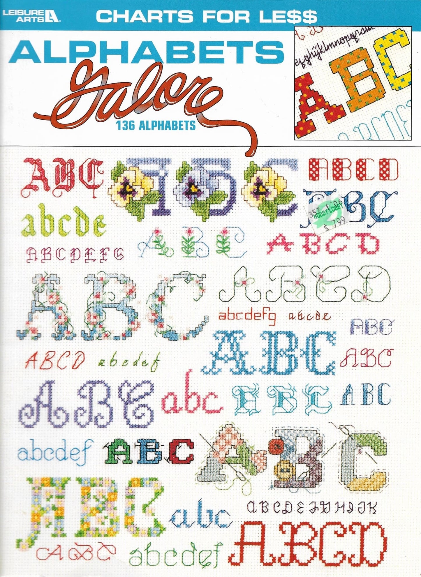 Leisure Arts Alphabets Galore 3071 cross stitch pattern