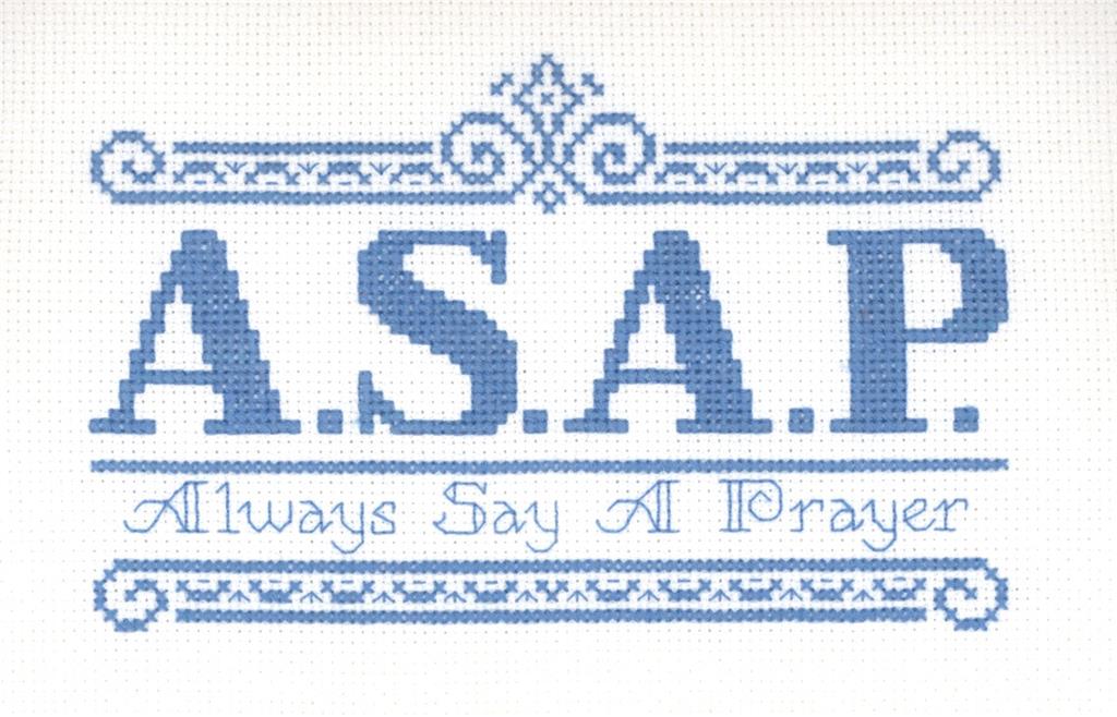 Always Say a Prayer pattern