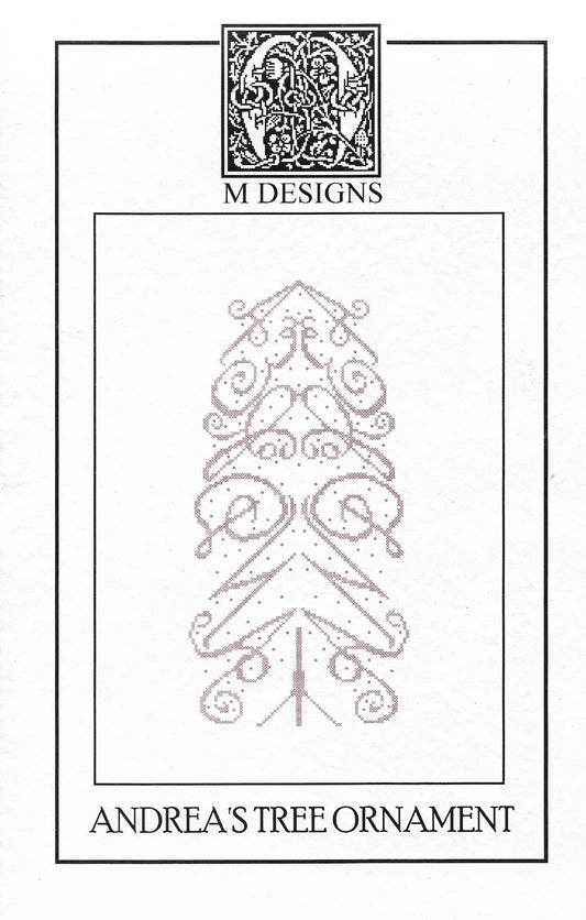 M Designs Andrea's Tree Ornament christmas cross stitch pattern