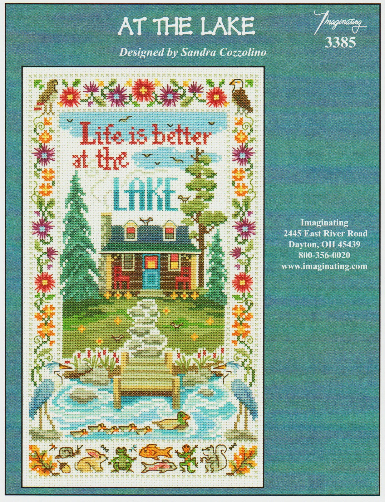 Imaginating At The Lake 3385 cross stitch pattern