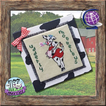 Meridian Designs Bessie Grable cow cross stitch pattern