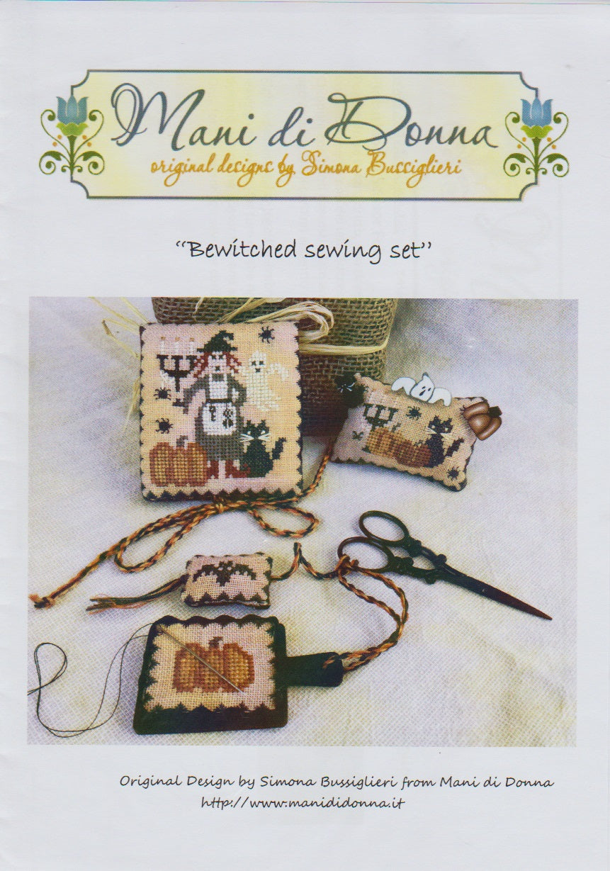Mani di Donna Bewitching Sewing Set halloween cross stitch pattern