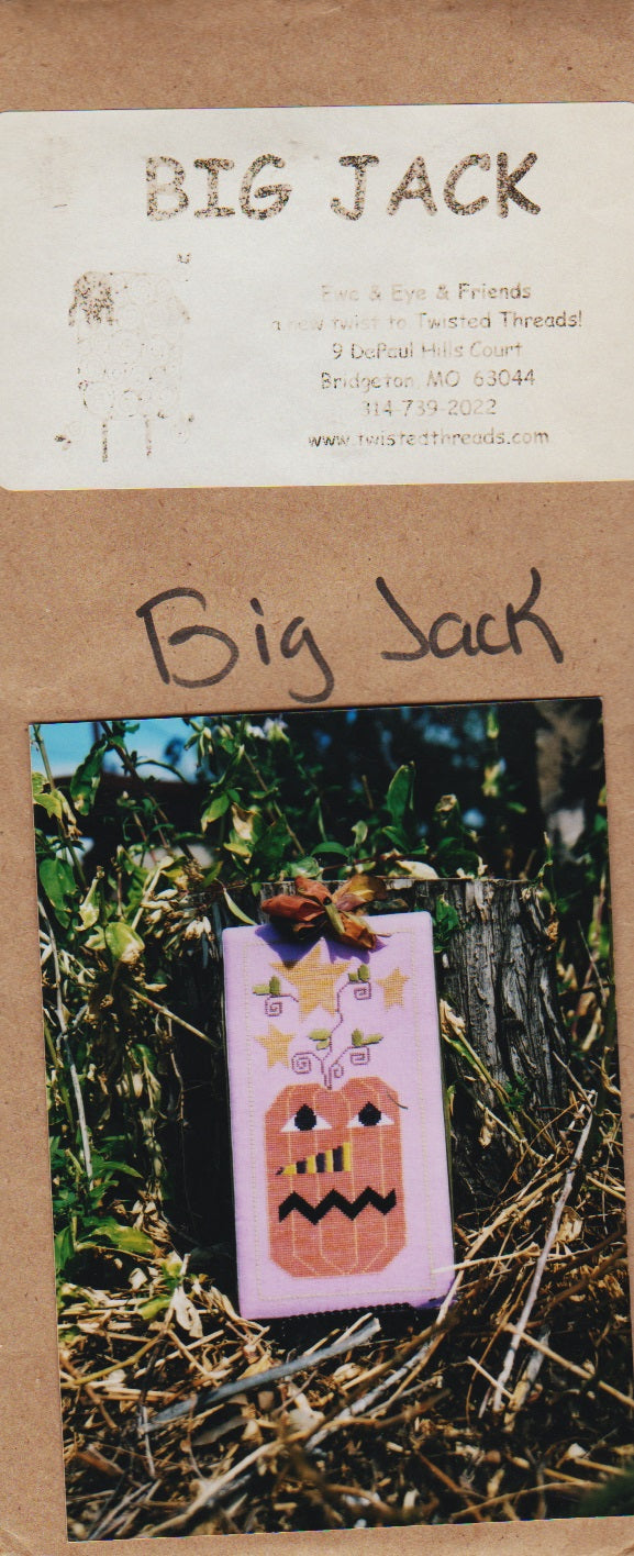 Ewe & Eye Big Jack halloween cross stitch pattern