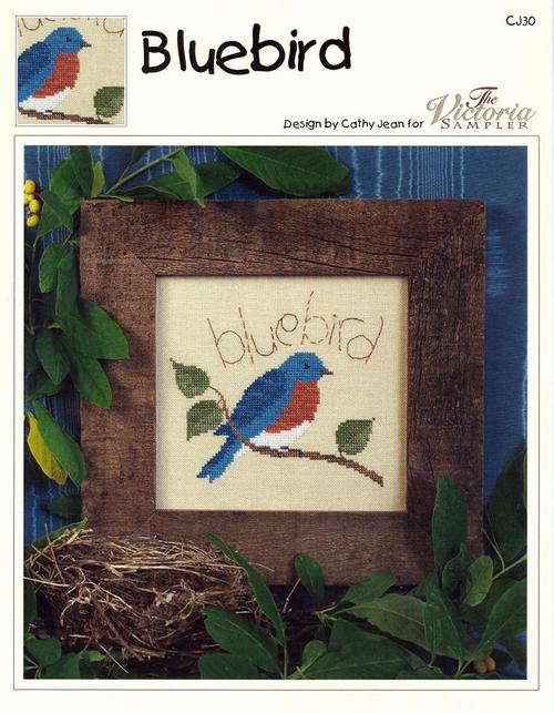 Victoria Sampler Bluebird CJ30 cross stitch pattern