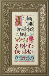 Lizzie Kate Breakfast In Bed B27 cross stitch kit