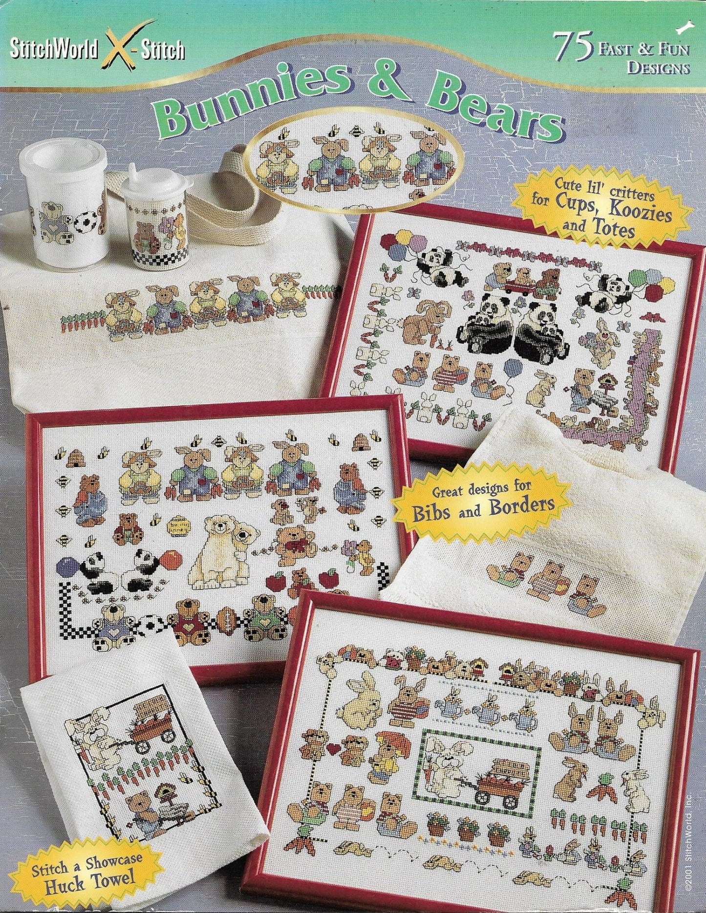 StitchWorld X-Stitch Bunnies & Bears 03-251 cross stitch pattern