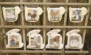 Prairie Schooler Bunnies & Chicks PS121 cross stitch pattern