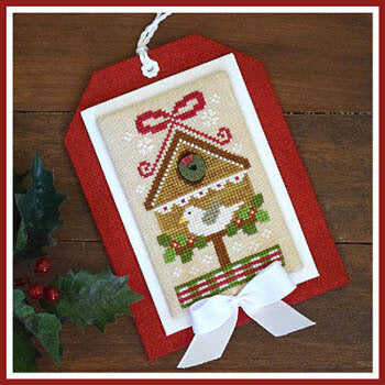 Country Cottage Needleworks Christmas Birdhouse cross stitch pattern
