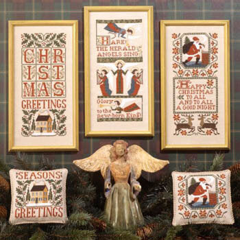 Prairie Schooler Christmas Samplers II PS73 cross sytitch pattern