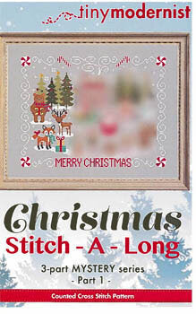 Tiny Modernist Christmas Stitch-A-Long Part 1 cross stitch pattern