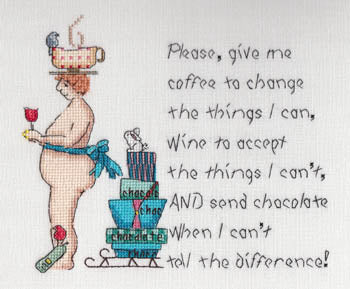 Marnic Coffee, Wine, Chocolate cross stitch pattern