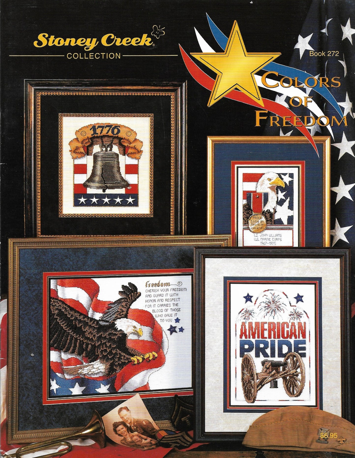 Stoney Creek Colors of Freedom BK272 cross stitch pattern
