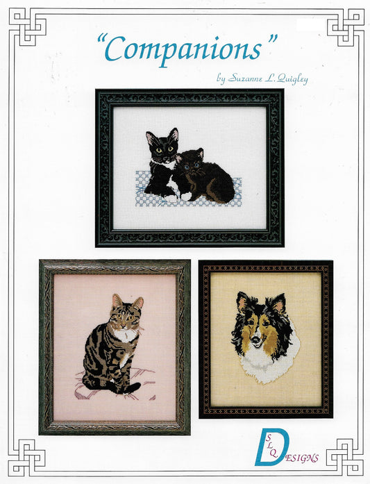 SLQ Designs Companions pets cross stitch pattern