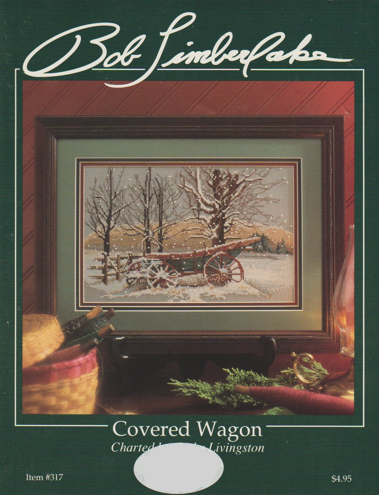 Just CrossStitch Covered Wagon cross stitch pattern