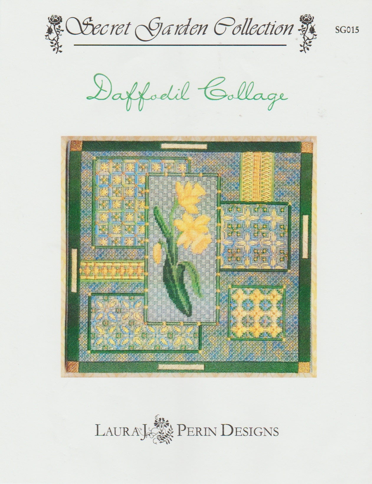 Laura J. Perin Designs Daffodil Collage SG015 cross stitch pattern