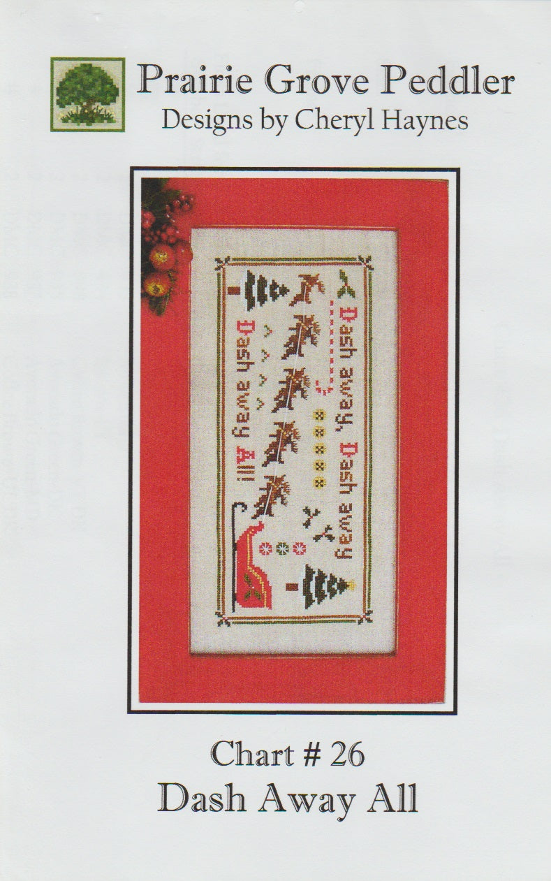 Brittercup Dash Away All 26 christmas cross stitch pattern