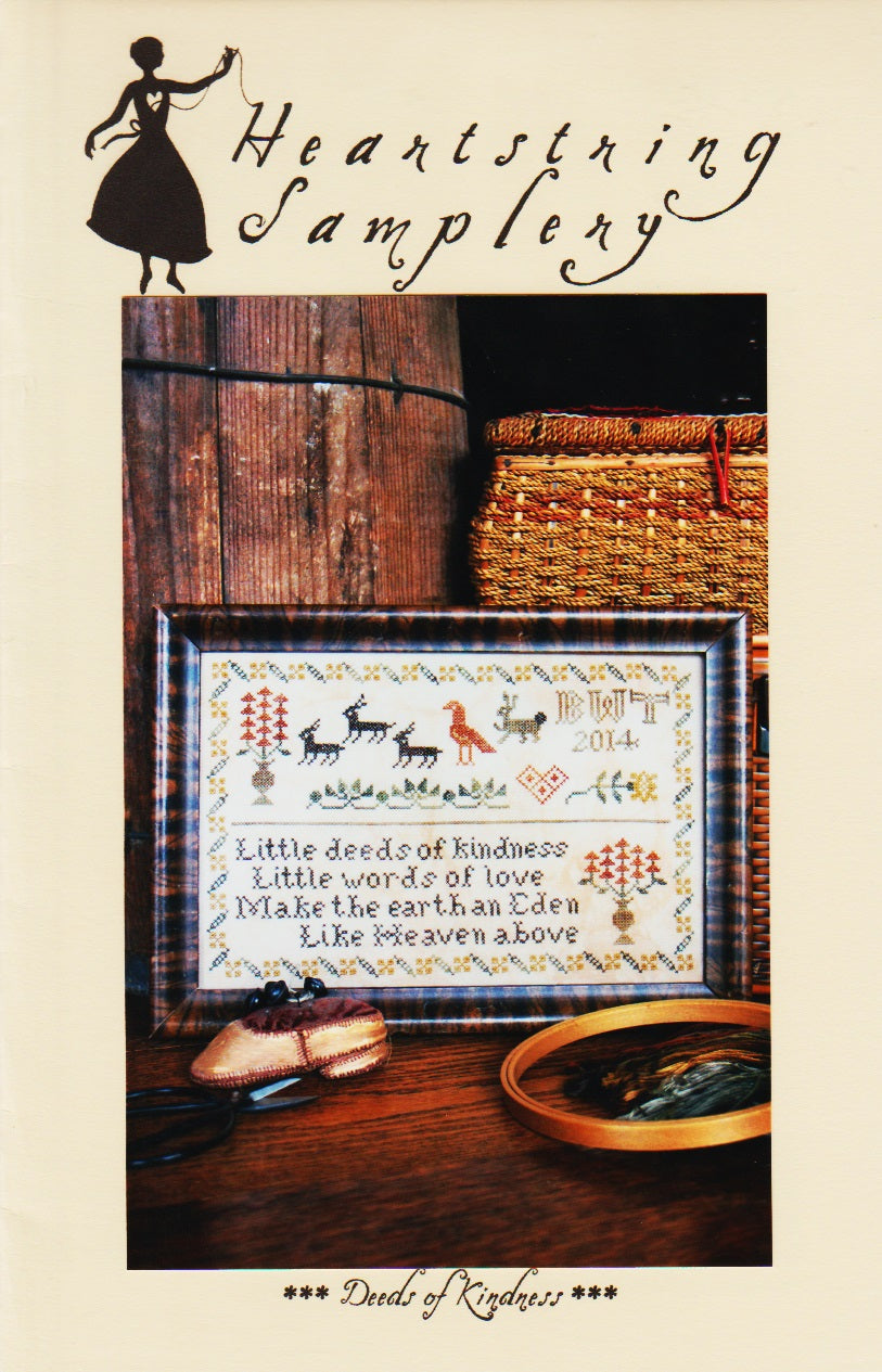 Heartstring Samplery Deeds of Kindness cross stitch pattern