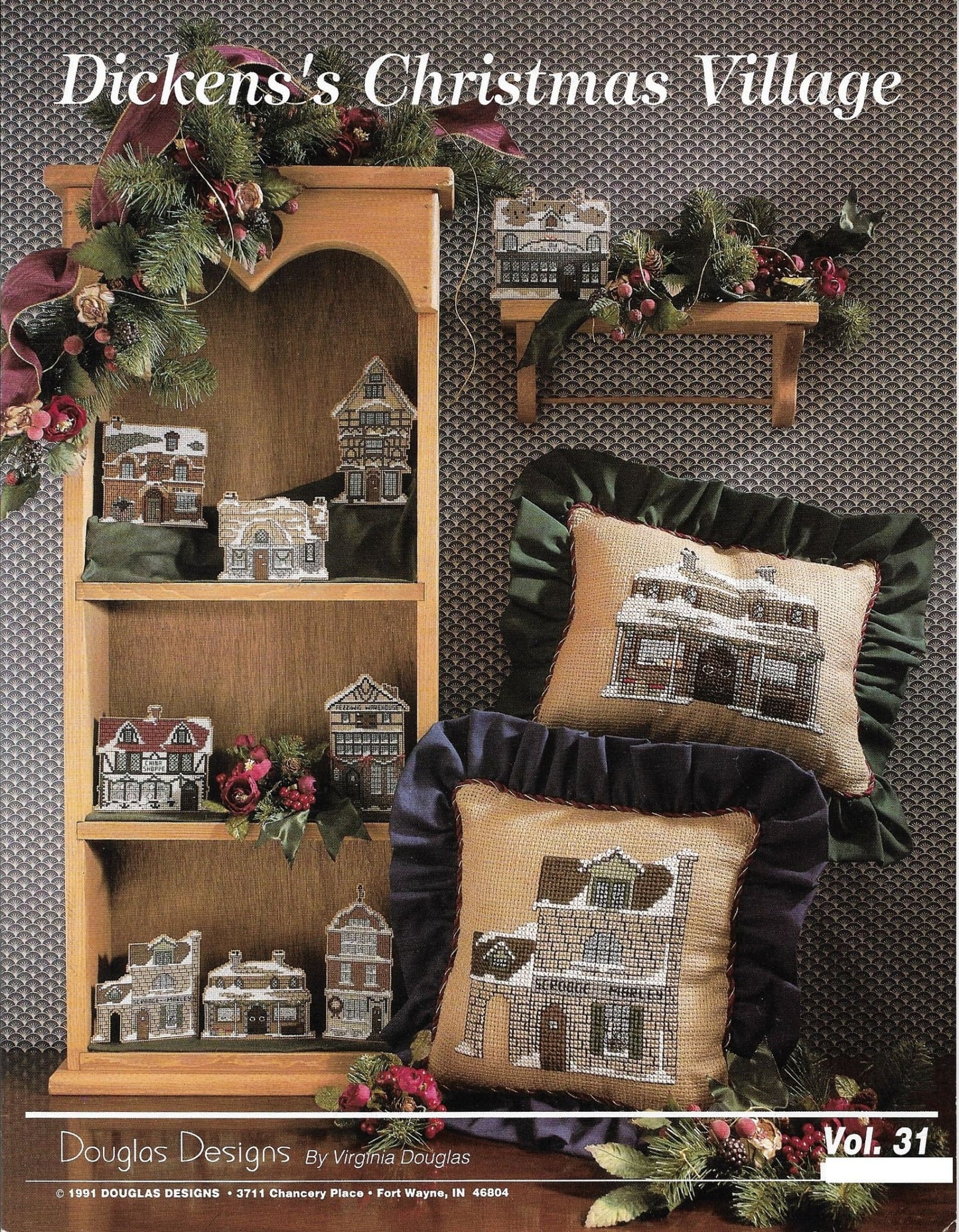 Douglas Designs Dicken's Christmas Village Vol 31 cross stitch pattern
