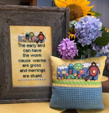 Amy Bruecken Amy Brucken early Bird cross stitch pattern cross stitch pattern