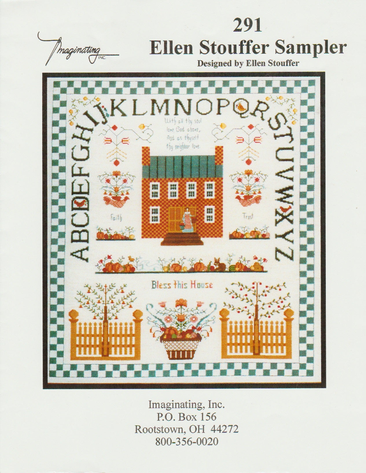Imaginating Ellen Stouffer Sampler 291 cross stitch pattern