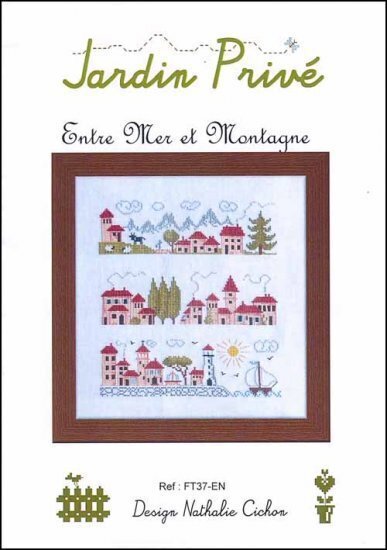 Jardin Prive Entre Mer Et Montagne cross stitch pattern