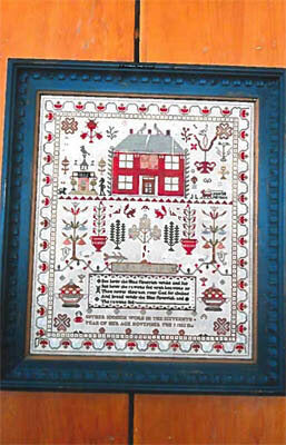 Chessie & Me Esther Iddison 1832 Sampler cross stitch pattern