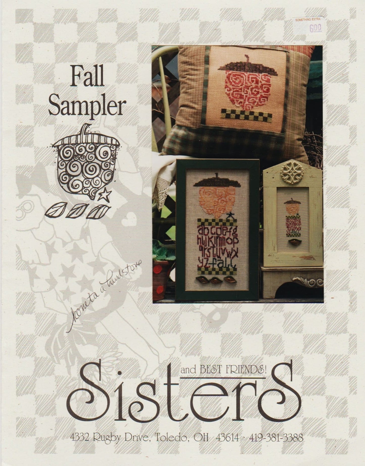 Sisters and Best Friends Fall Samplers cross stitch pattern