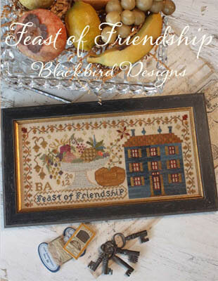 Blackbird Designs Feast Of Friendship cross stitch pattern